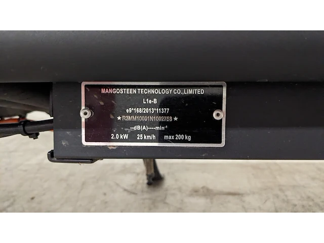 E-scooter / e-chopper, mangosteen, m1, rood, 2023 - afbeelding 27 van  28