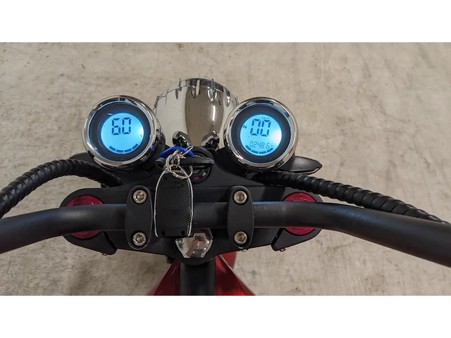 E-scooter / e-chopper, mangosteen, m1, rood, 2023 - afbeelding 6 van  27