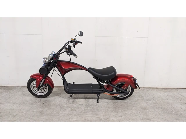 E-scooter / e-chopper, mangosteen, m1, rood, 2023 - afbeelding 13 van  27