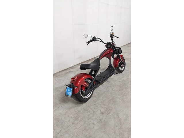 E-scooter / e-chopper, mangosteen, m1, rood, 2023 - afbeelding 21 van  27