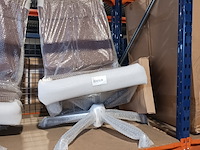 Eames ea219 softpad bureaustoel in cognac leer, replica, cognac / chroom - afbeelding 9 van  9