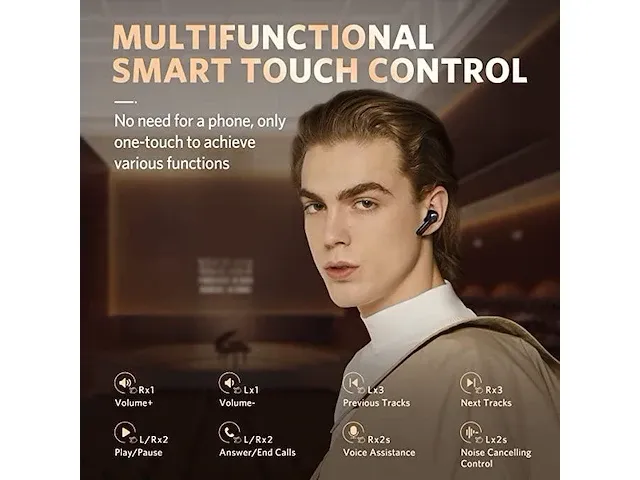 Earfun air pro 2 - draadloze bluetooth 5.2 oordopjes - afbeelding 4 van  7