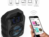 Earise t15 draagbare bluetooth karaoke machine - afbeelding 3 van  4