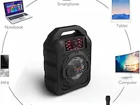 Earise t15 draagbare bluetooth karaoke machine - afbeelding 4 van  4