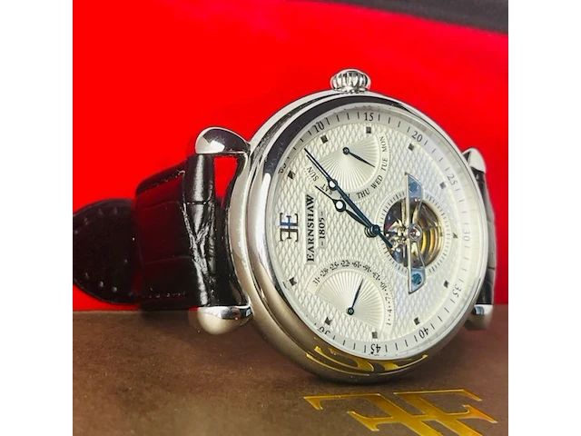 Earnshaw grand calendar tourbillon horloge met earnshaw pen - afbeelding 6 van  11