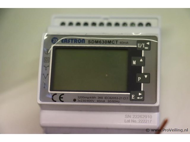Eastron energiemeter type sdm630mct 40ma - afbeelding 2 van  6