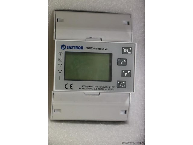 Eastron | model sdm630-modbus v3 3 fase kwh meter met modbus - afbeelding 2 van  4