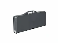 Easy camp 670410 rechthoekige buitentafel zwart zilver - afbeelding 2 van  4