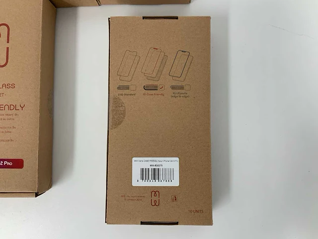 Easy glass iphone 12 & iphone 12 pro tempered glass screen protector (50x) - afbeelding 2 van  2