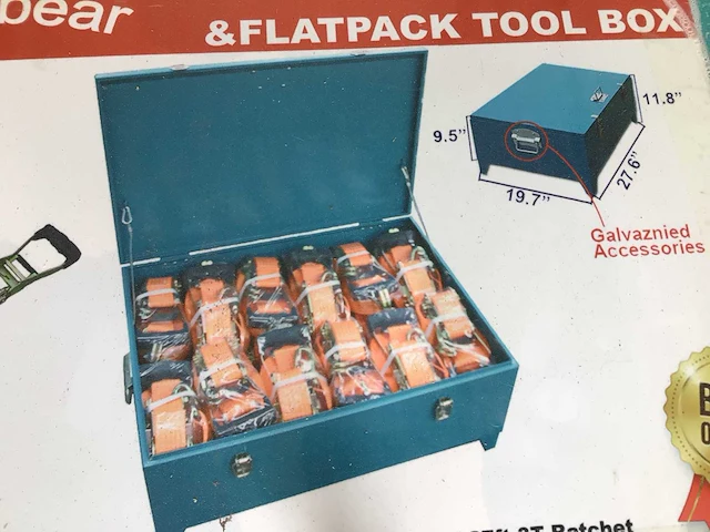 Easy-going - 3+5 ton - opslagbak met spanbanden met ratels (24x) - afbeelding 3 van  11