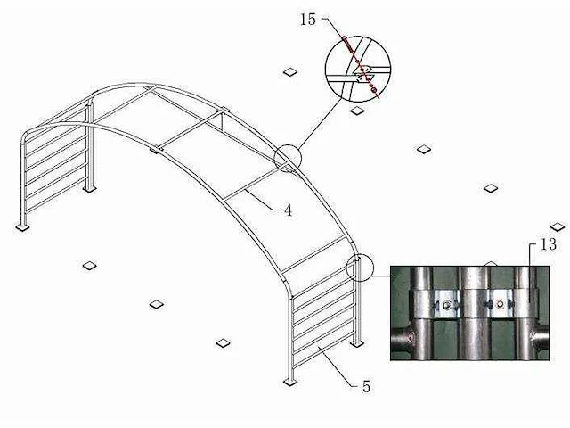Easy-going - (8x8x4 meter) - army green - dierenverblijf / shelter 8 meter - 2025 - afbeelding 13 van  14