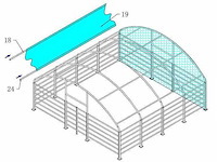 Easy-going - (8x8x4 meter) - army green - dierenverblijf / shelter 8 meter - 2025 - afbeelding 7 van  14