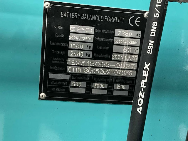 Easy-going - cpd-15 - elektrische vorkheftruck - 2024 - afbeelding 10 van  20