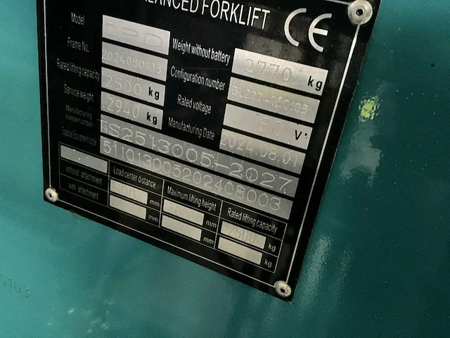 Easy-going - cpd-25 - elektrische vorkheftruck - 2024 - afbeelding 26 van  32
