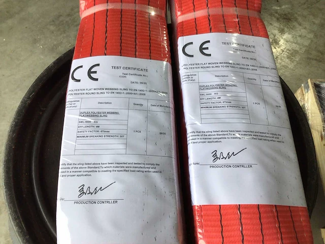 Easy-going - duplex - 5 ton - 4 meter - hijsband (2x). - afbeelding 3 van  4