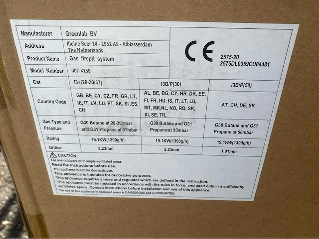 Easyfires - 007-x150 - inbouwbrander voor vuurtafel (4x) - afbeelding 4 van  5