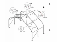 Easygoing - 2024 - (6,1x6,1x3,6 meter) - shelter overkapping / tent 202012p - afbeelding 25 van  25