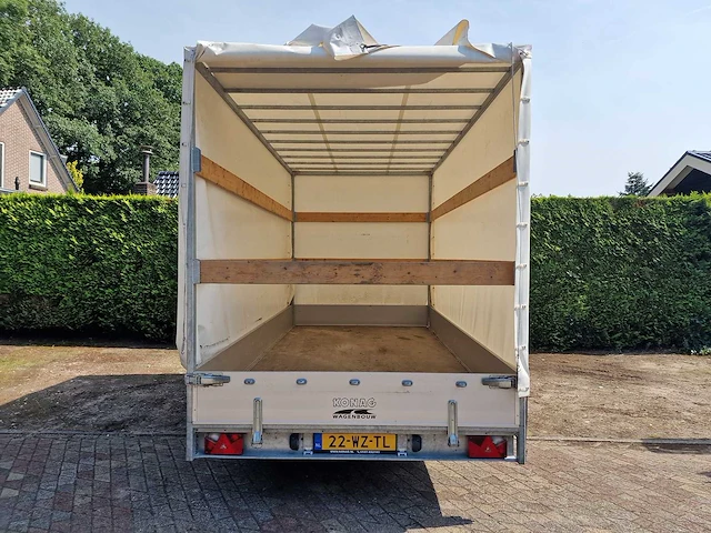 Easyline - huif - plateauwagen - binnenmaat l400xb200xh220 - aanhangwagen - 2021 - afbeelding 9 van  11