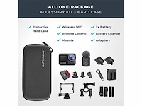 Easypix manta waterdichte action cam incl. harde schaalexterne microfoon + afstandsbedieningtwee batterijenoplader - afbeelding 2 van  4