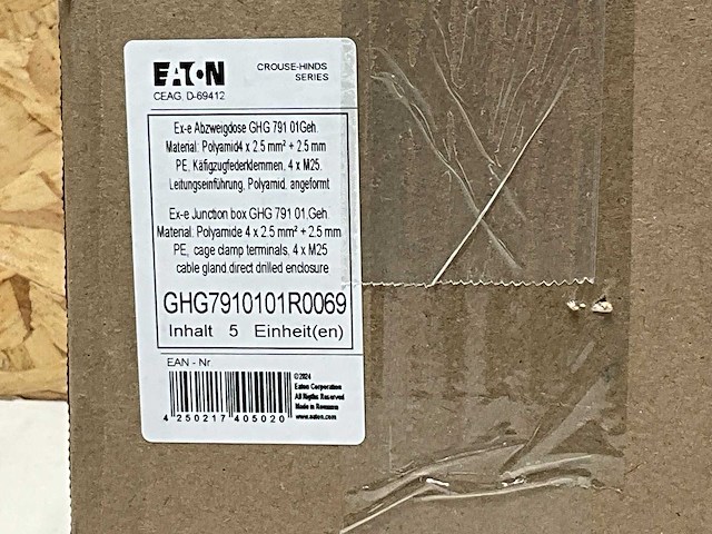 Eaton contactdoos 4xm25 (20x) - afbeelding 7 van  7