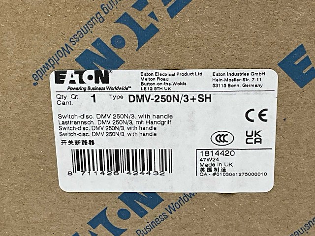 Eaton dmv-250n/3 + sh lastscheider - afbeelding 4 van  4