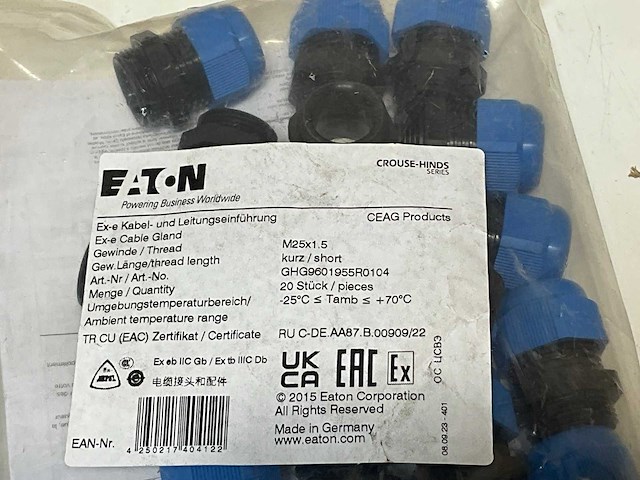 Eaton ghg9601955r0104 wartel m25x1,5 (36x) - afbeelding 4 van  4