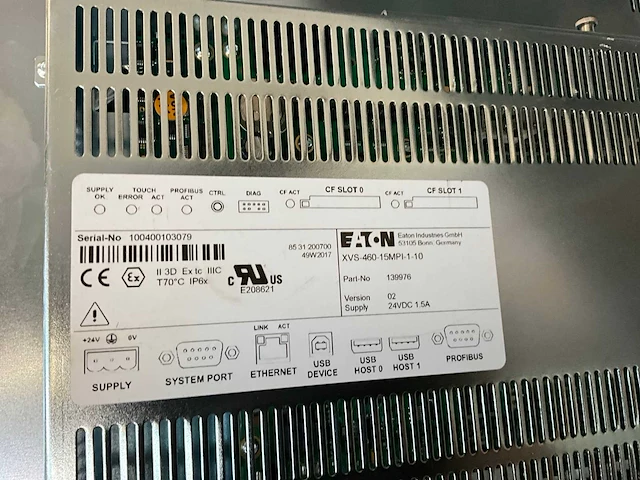 Eaton xvs-460-15mpi-1-10 touchpanel (3x) - afbeelding 4 van  5