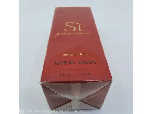 Eau de parfum, 100 ml giorgio armani, sì passione, vaporisateur spray - afbeelding 4 van  5