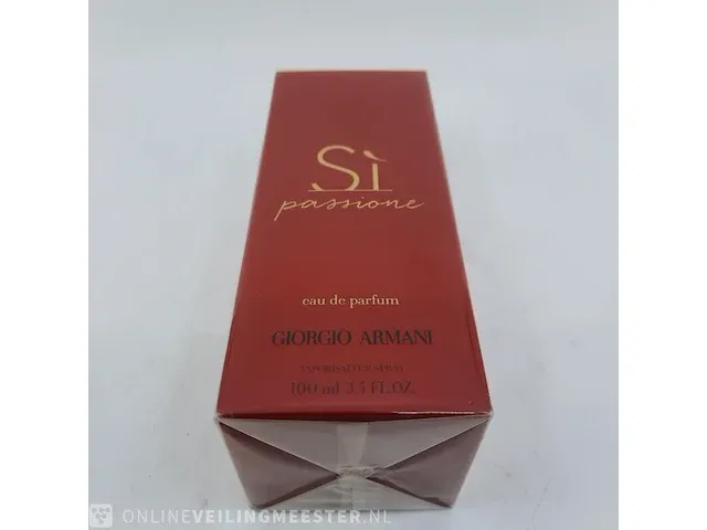 Eau de parfum, 100 ml giorgio armani, sì passione, vaporisateur spray - afbeelding 3 van  4