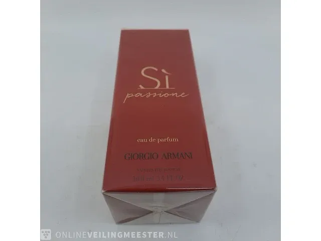 Eau de parfum, 100 ml giorgio armani, sì passione, vaporisateur spray - afbeelding 3 van  4