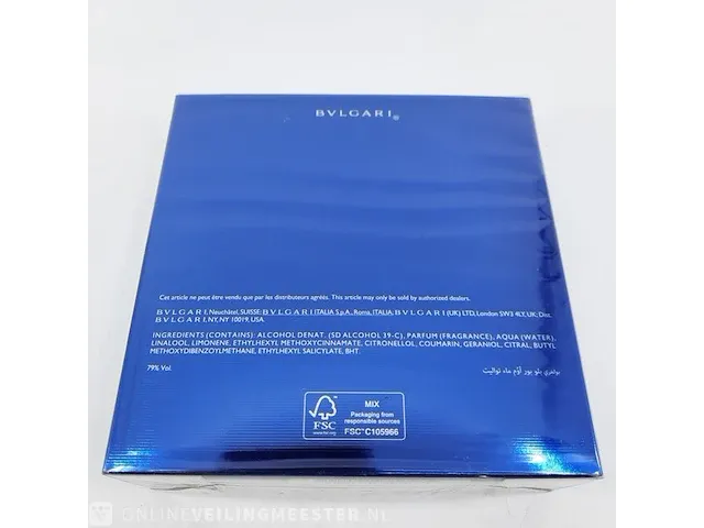 Eau de toilette, 100 ml bvlgari, blv pour homme, vaporisateur spray - afbeelding 3 van  5