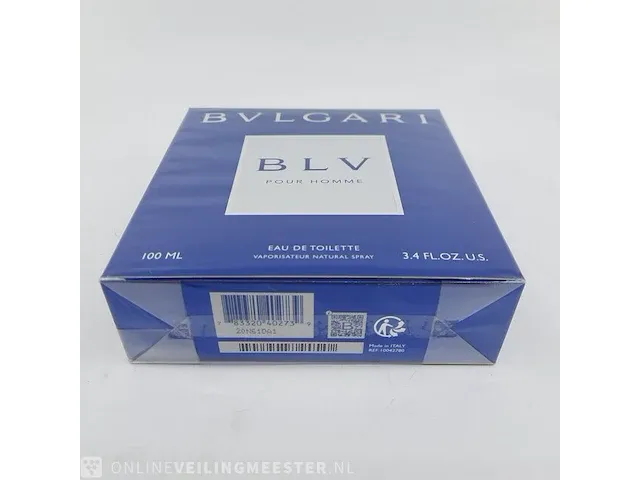 Eau de toilette, 100 ml bvlgari, blv pour homme, vaporisateur spray - afbeelding 5 van  5