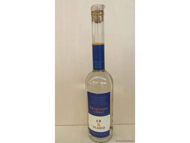 Eb & vloed karwijzaad likeur - 500 ml - winkelverkoopprijs € 14.95 - afbeelding 1 van  3
