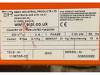 Ebac mk5 condensatiedroger / bouwdroger - afbeelding 6 van  6