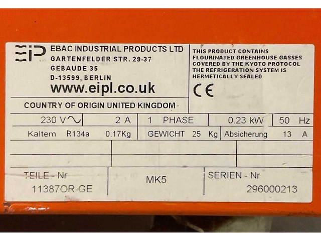 Ebac mk5 condensatiedroger / bouwdroger - afbeelding 6 van  6