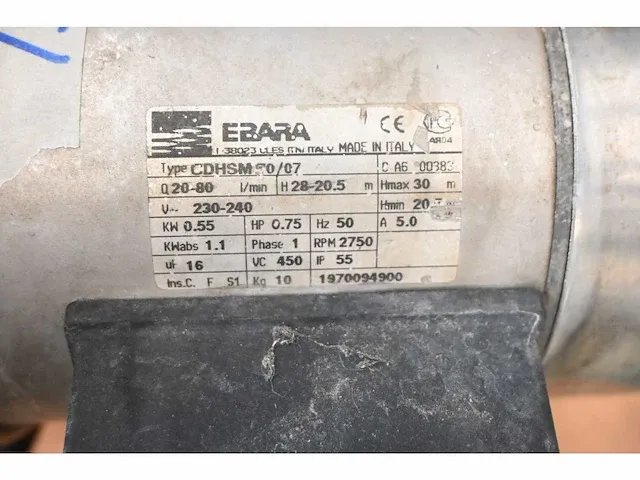 Ebara - cdhsm-50/07 - centrifugaalpomp - afbeelding 4 van  4