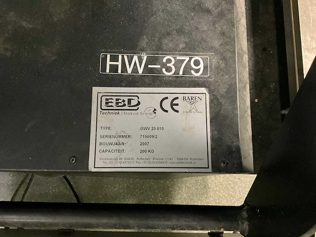Ebd bwv 20 010 platform trolley - afbeelding 9 van  9