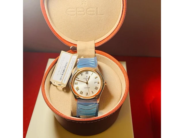 Ebel 18kt gouden horloge - sportwave classic - full set - afbeelding 5 van  11