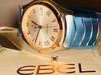 Ebel 18kt gouden horloge - sportwave classic - full set - afbeelding 7 van  11