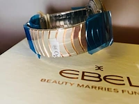 Ebel 18kt gouden horloge - sportwave classic - full set - afbeelding 9 van  11