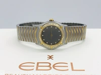 Ebel classic wave - diamanten lunette - 18kt goud - afbeelding 1 van  12