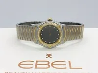 Ebel classic wave - diamanten lunette - 18kt goud - afbeelding 1 van  12