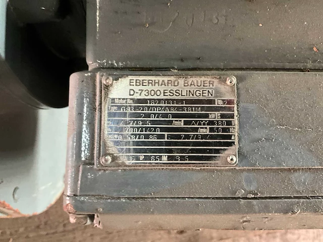 Eberhard bauer 683-20/dp4a84-381m reductormotor - afbeelding 4 van  5