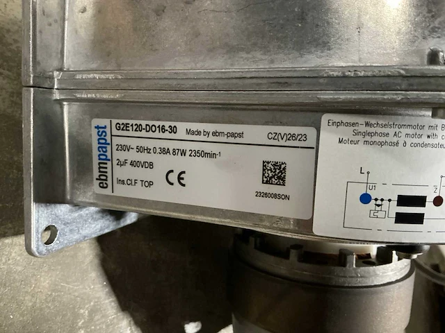 Ebmpapst g2e120-do16-30 ventilator (70x) - afbeelding 6 van  9