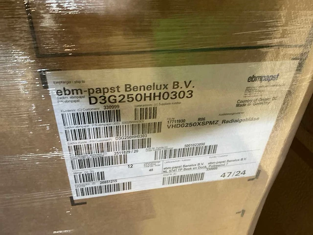 Ebmpapst g2e120-do16-30 ventilator (70x) - afbeelding 9 van  9