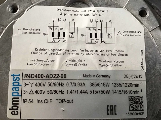 Ebmpapst r4d400-ad22-06 ventilator (5x) - afbeelding 6 van  6