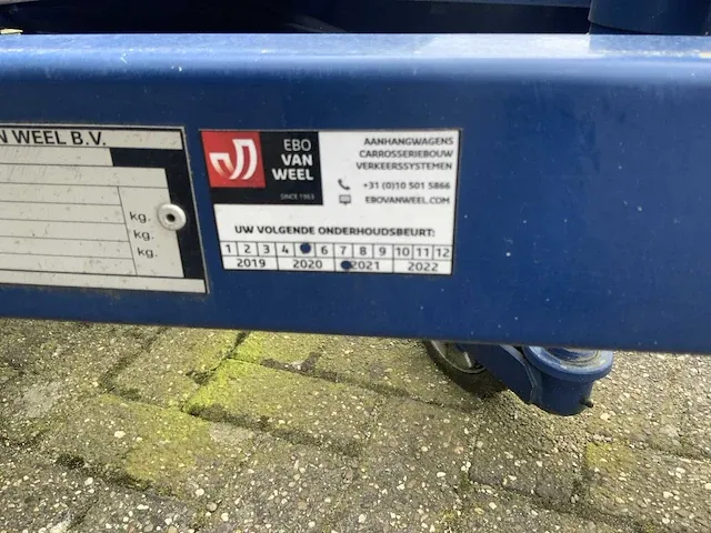 Ebo van weel vw1700kw tekst aanhangwagen - afbeelding 16 van  38