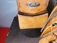 Echte krokodillen leren schoenen van italiaans kultmerk calzoleria - afbeelding 3 van  8