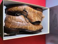 Echte krokodillen leren schoenen van italiaans kultmerk calzoleria - afbeelding 4 van  8