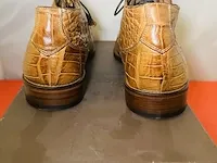 Echte krokodillen leren schoenen van italiaans kultmerk calzoleria - afbeelding 7 van  8
